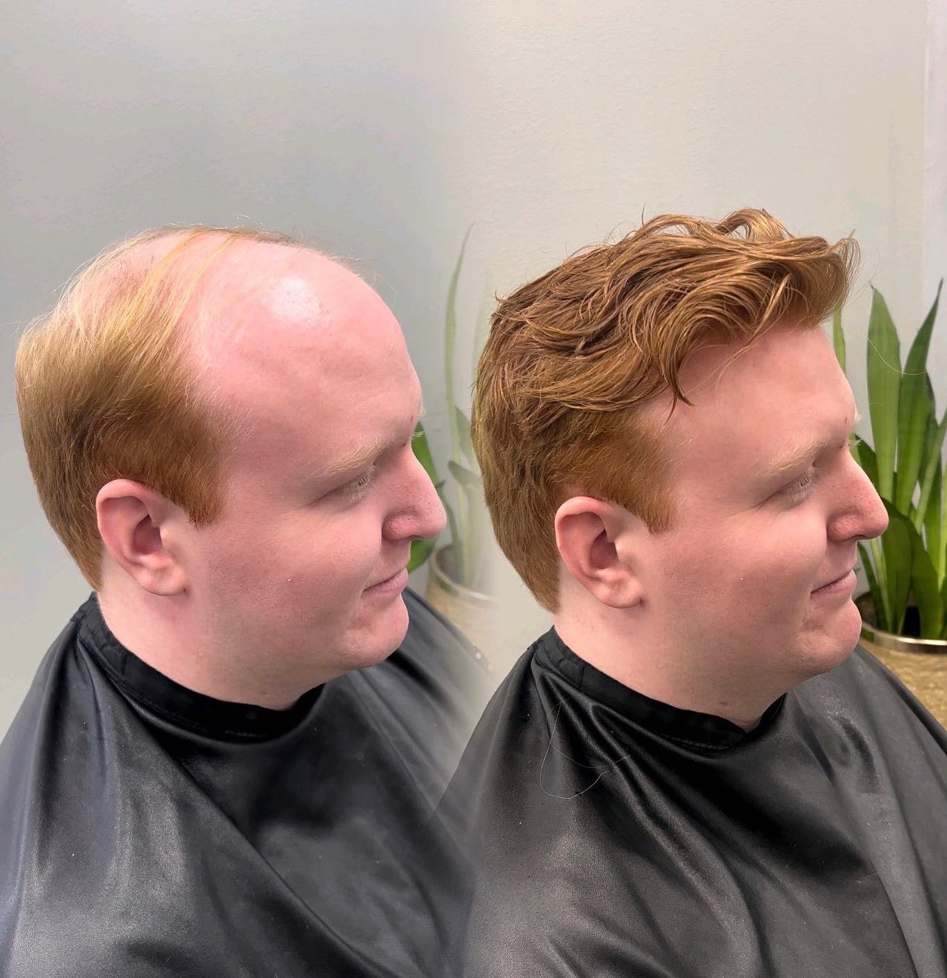 Hair unit style example